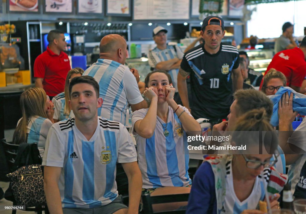 Argentinian Fans in Miami Beach 6/21/2018