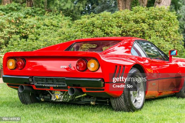 ferrari 288 gto jaren 1980 supercar in ferrari rood - sjoerd van der wal or sjo stockfoto's en -beelden