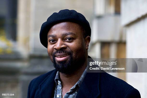 Ben Okri Author, poses for a portrait at the Oxford Literary Festival in Christ Church, on March 26, 2010 in Oxford, England.