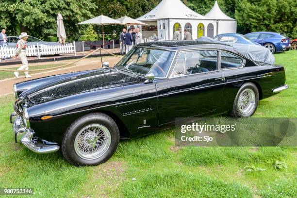 ferrari 250 gte series 3 classic italian coupe gran turisom car - "sjoerd van der wal" or "sjo" stock pictures, royalty-free photos & images