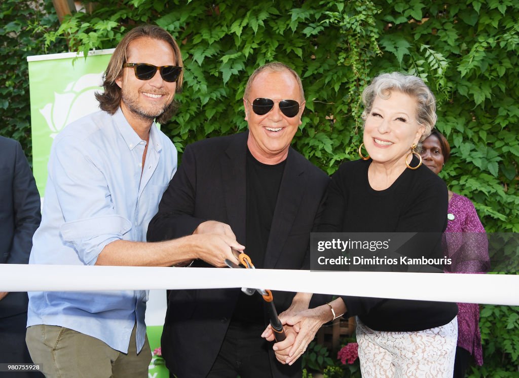 Michael Kors And the New York Restoration Project Celebrate The Opening Of The Essex Street Community Garden
