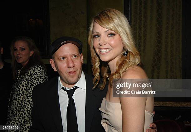 Steve Pink and Collette Wolf at the "Hot Tub Time Machine" Los Angeles Premiere After Party at Cabana Club on March 17, 2010 in Hollywood, California.