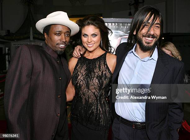 Eddie Griffin, Nadia Bjorlin and Daniel Sadek, executive producer