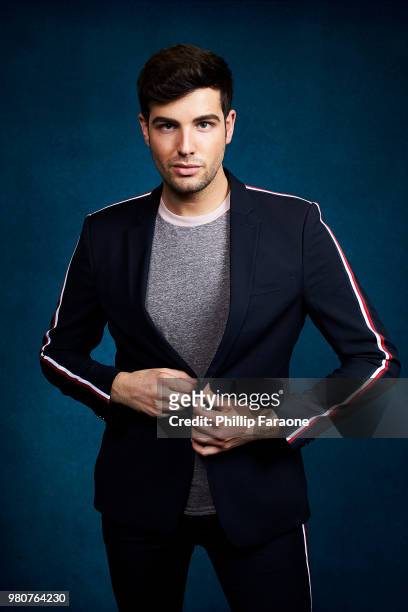 Daniel Preda poses for a portrait at the Getty Images Portrait Studio at the 9th Annual VidCon US at Anaheim Convention Center on June 21, 2018 in...