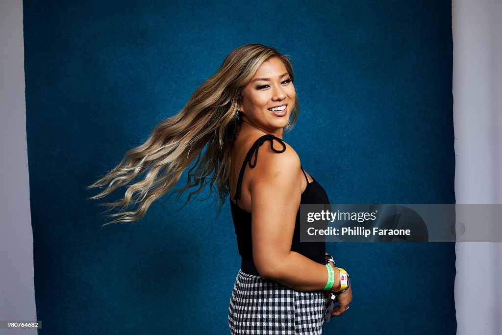 Remy Rizz Remi Cruz poses for a portrait at the Getty Images Portrait Studio at ...
