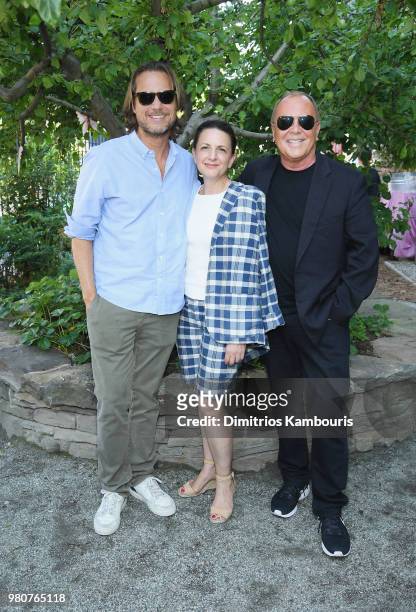 Lance Le Pere, NYRP Executive Director Deborah Marton and Michael Kors attend as Michael Kors and the New York Restoration Project Celebrate The...