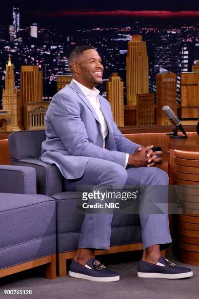 Episode 0889 -- Pictured: Michael Strahan during an interview on June 21, 2018 --