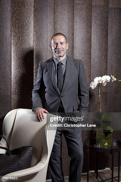 Tomas Maier, creative director of Bottega Veneta, poses for a portrait session on July 8 New York City.