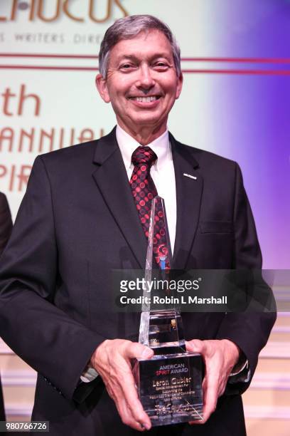 Honoree Leron Gubler attends The Caucus For Producers, Writers & Directors 12th Annual American Spirit Awards at Taglyan Cultural Complex on June 21,...