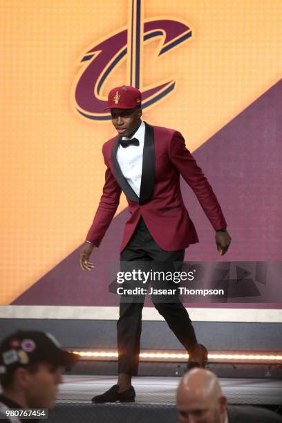 Collin Sexton is selected eighth overall by the Cleveland Cavaliers during the 2018 NBA Draft on June 21, 2018 at Barclays Center in Brooklyn, New...