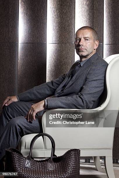 Tomas Maier, creative director of Bottega Veneta, poses for a portrait session on July 8 New York City.