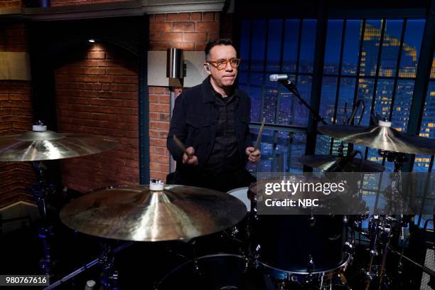 Episode 701 -- Pictured: Fred Armisen of the 8G Band on June 21, 2018 --