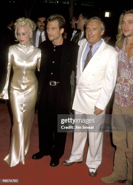 Patricia Arquette, Christian Slater, Dennis Hopper, and Brad Pitt