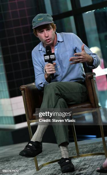 Musician Scott McMicken from Dr. Dog attends the Build Series to discuss "Critical Equation" at Build Studio on June 21, 2018 in New York City.