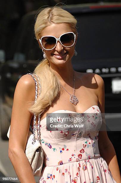 Paris Hilton sighting on March 26, 2010 in West Hollywood, California.