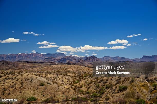 looking to the chisos mountains - chisos mountains stock pictures, royalty-free photos & images