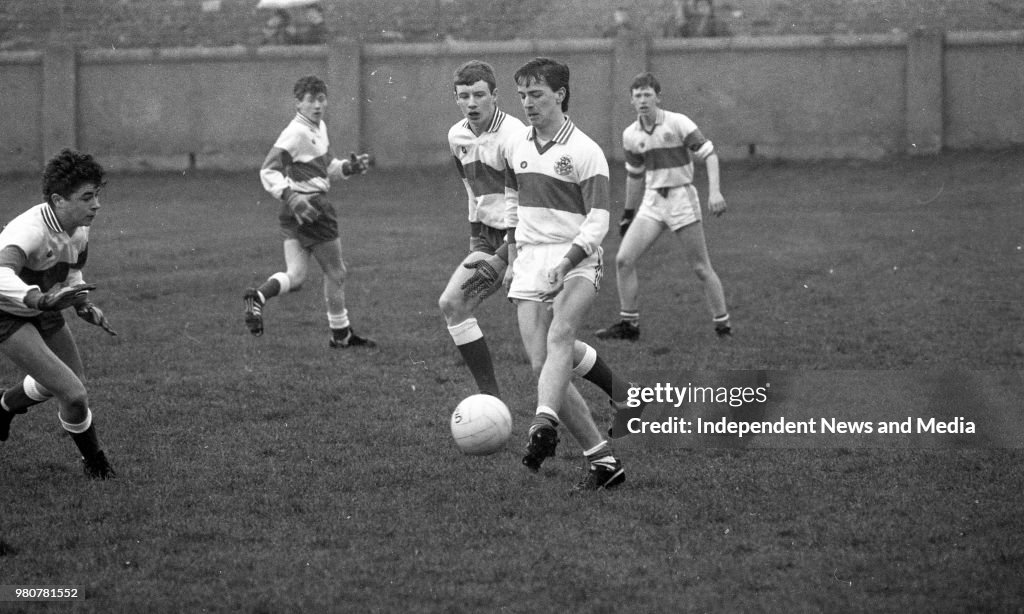 St Vincents V Whitehall in the Juvenile Championship Final in Parnell Park 1987