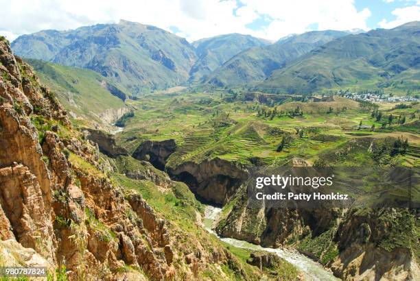 canyon colca - colca stock pictures, royalty-free photos & images