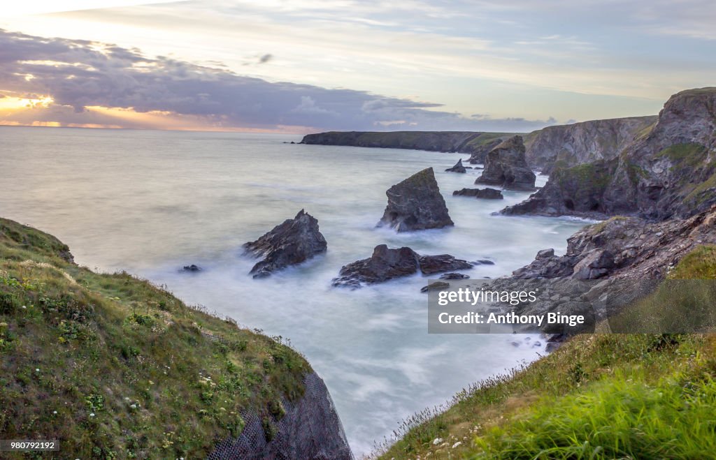 Cornwall Sunset at Carnewas