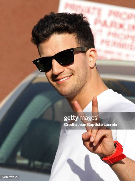 Mark Ballas is seen on March 26, 2010 in Los Angeles, California.