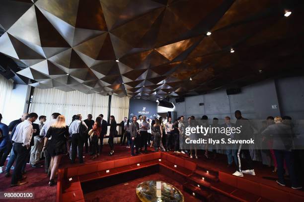 Guests attend the Hublot and Dwyane Wade viewing party for the 2018 NBA Draft at Spring Place on June 21, 2018 in New York City.