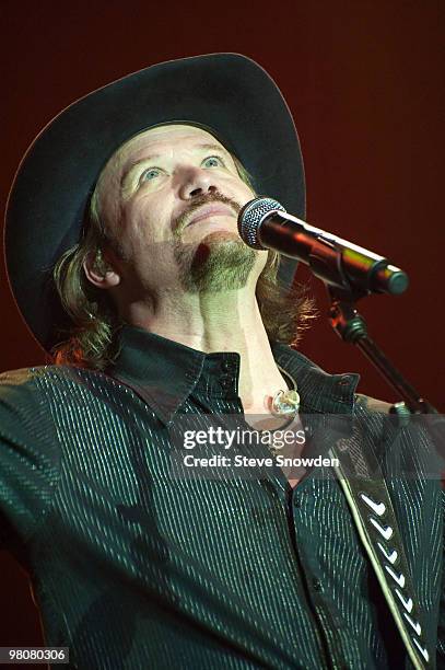 Travis Tritt performs at Route 66 Casino�s Legends Theater on March 26th, 2010 in Albuquerque, New Mexico.