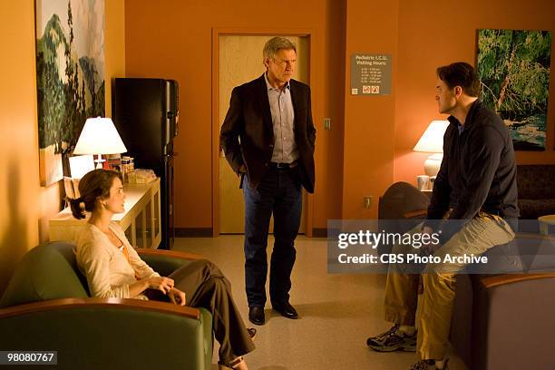 From left: Keri Russell as Aileen Crowley, Harrison Ford as Dr. Robert Stonehill and Brendan Fraser as John Crowley in CBS Films' Extraordinary...