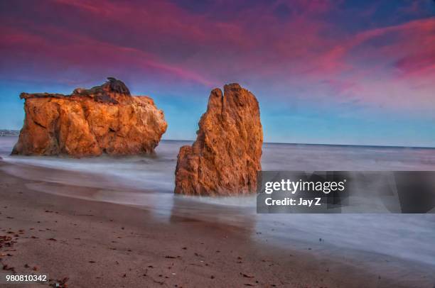 el pescador beach sunset - pescador 個照片及圖片檔