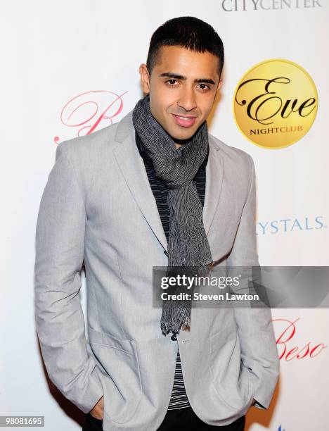 Singer Jay Sean arrives to celebrate his birthday and perform at Eve Nightclub on March 26, 2010 in Las Vegas, Nevada.