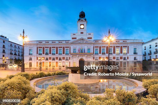 Real Casa de Correos, (Royal House of the Post Office), Plaza de la Puerta del Sol, Madrid, Spain Real Casa de Correos, (Royal House of the Post Office), Plaza de la Puerta del Sol, Madrid, Spain