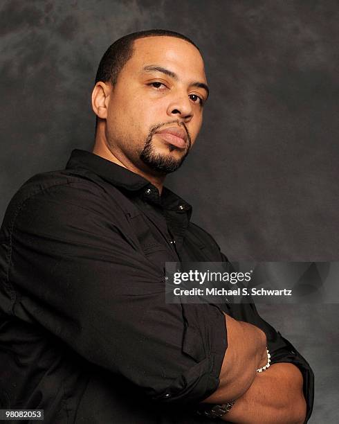 Comedian Ocean Glapion poses at The Ice House Comedy Club on March 26, 2010 in Pasadena, California.