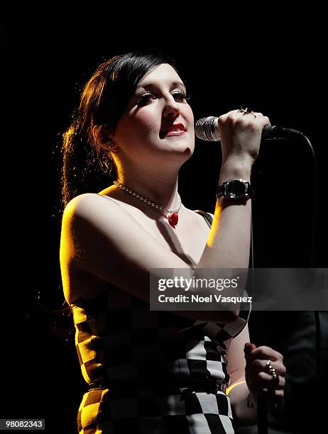 Lou Hickey of the Codeine Velvet Club performs at the The Hollywood Palladium on March 26, 2010 in Hollywood, California.