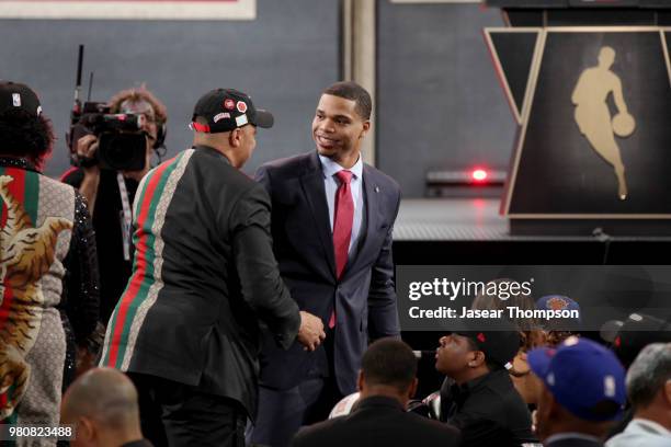 Miles Bridges is selected twelfth overall by the LA Clippers during the 2018 NBA Draft on June 21, 2018 at Barclays Center in Brooklyn, New York....