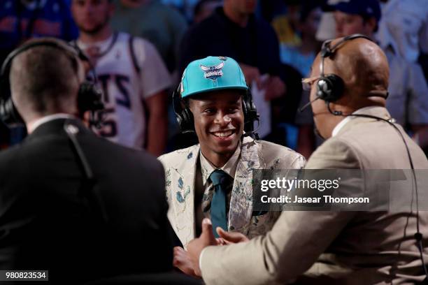 Shai Gilgeous-Alexander is selected eleventh overall by the Charlotte Hornets on June 21, 2018 at Barclays Center in Brooklyn, New York. NOTE TO...