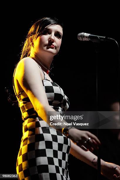 Lou Hickey of the Codeine Velvet Club performs at the The Hollywood Palladium on March 26, 2010 in Hollywood, California.