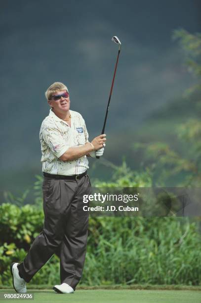 John Daly of the United States during the Mastercard PGA Grand Slam of Golf tournament on 8 November 1995 at the Poipu Bay Golf Course, Koloa,...