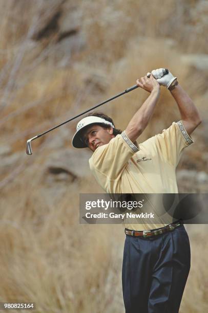 Donnie Hammond of the United States during the Bob Hope Chrysler Classic golf tournament on 20 February 1994 at the PGA West in La Quinta,...