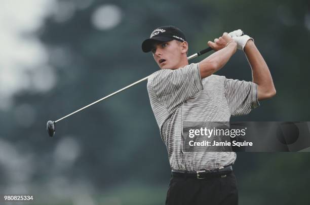 Charles Howell III of the United States during the Canon Greater Hartford Open golf tournament on 30 June 2001 at the TPC at River Highlands course...