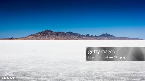 bonneville salt flats, tooele county, utah, usa - bonneville salt flats 個照片及圖片檔