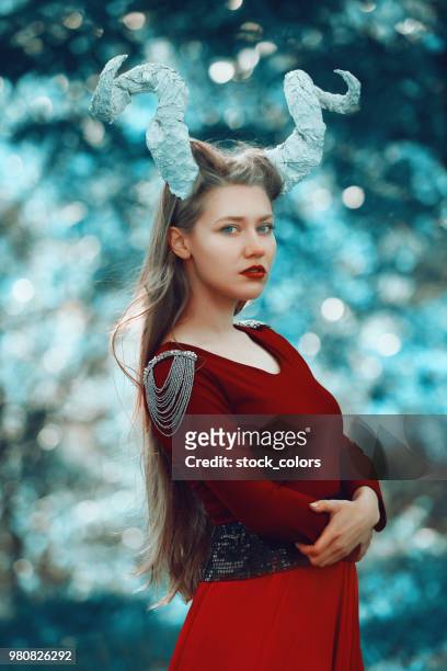 so sexy devil woman - blue eyed soul stock pictures, royalty-free photos & images