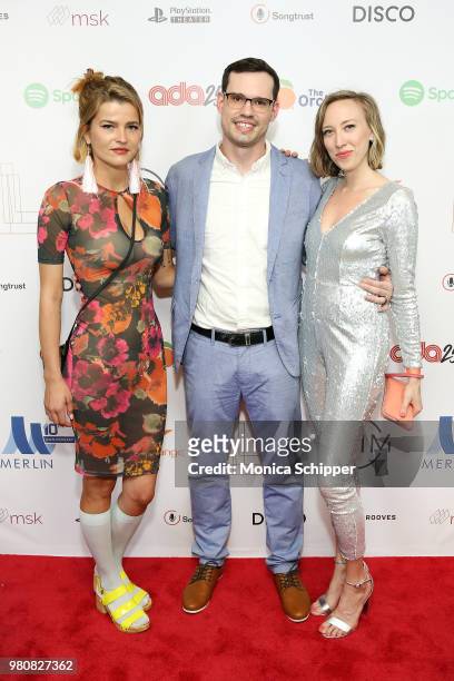 Heidi Ford, Ross Ford and Albina Ford attend the A2IM 2018 Libera Awards at PlayStation Theater on June 21, 2018 in New York City.
