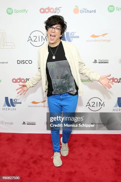 Allison Shaw attends the A2IM 2018 Libera Awards at PlayStation Theater on June 21, 2018 in New York City.