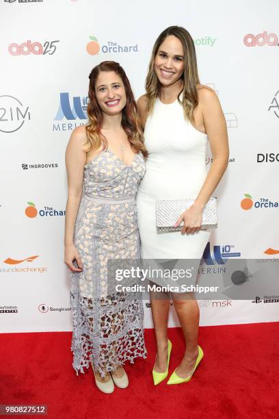Kate Wolff and Ankara Savone attend the A2IM 2018 Libera Awards at PlayStation Theater on June 21, 2018 in New York City.