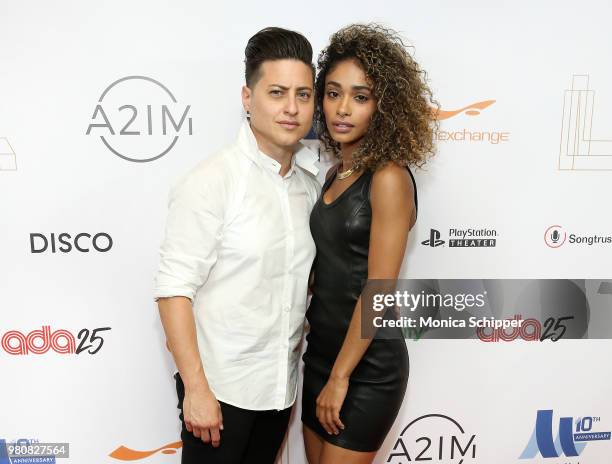 Lauren Veteri and Brittany Garrick attend the A2IM 2018 Libera Awards at PlayStation Theater on June 21, 2018 in New York City.