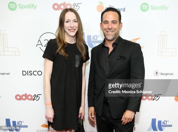 Alison Drager and Elliot Resnick attend the A2IM 2018 Libera Awards at PlayStation Theater on June 21, 2018 in New York City.