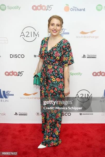 Nina Stiener attends the A2IM 2018 Libera Awards at PlayStation Theater on June 21, 2018 in New York City.