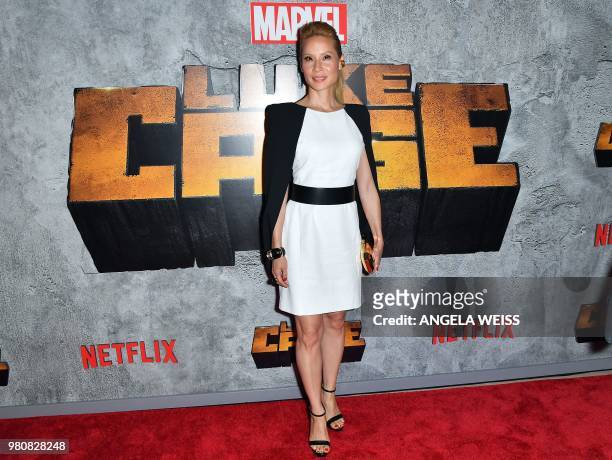 Actress Lucy Liu attends the Netflix Original Series Marvel's Luke Cage Season 2 New York City Premiere on June 21, 2018 in New York City.