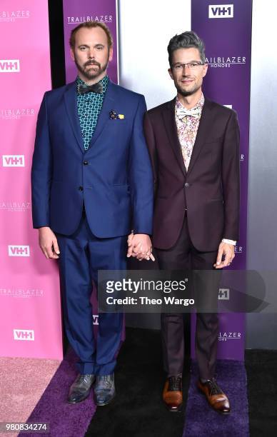 Everyday Trailblazers Charlie Craig and David Mullins attend VH1 Trailblazer Honors 2018 at The Cathedral of St. John the Divine on June 21, 2018 in...