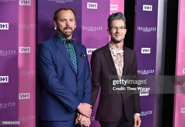 Everyday Trailblazers Charlie Craig and David Mullins attend VH1 Trailblazer Honors 2018 at The Cathedral of St. John the Divine on June 21, 2018 in...