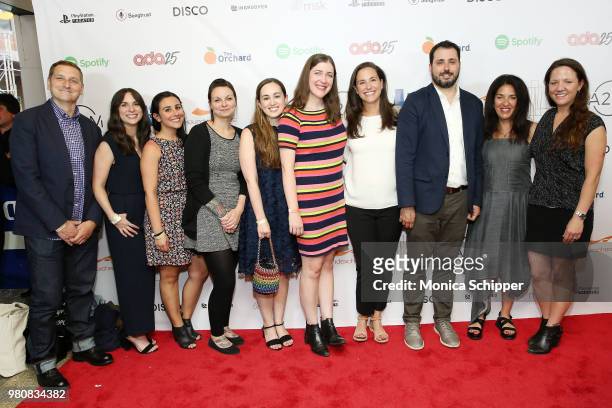 The teams from Red Bull Records and The Orchard attend the A2IM 2018 Libera Awards at PlayStation Theater on June 21, 2018 in New York City.